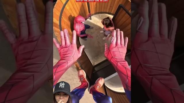 Spidy dikejar cewek cantik tapi galak ⁉️ Spidy dikejar cewek cantik tapi galak ⁉️