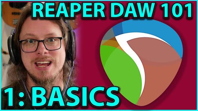 Reaper daw 101:- the basics - part 1 Reaper daw 101:- the basics - part 1
