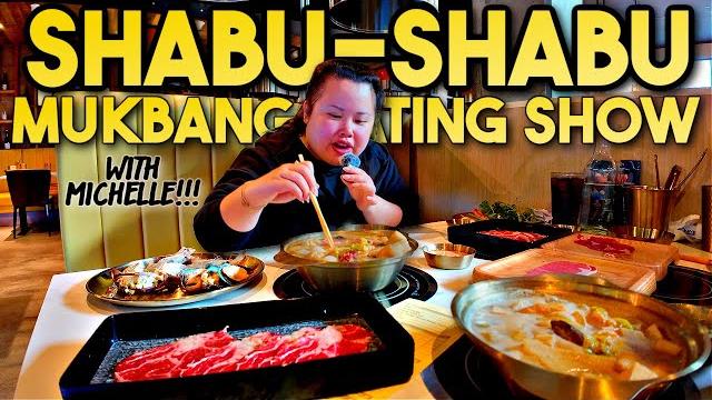 Seafood + waygu rib eye + the best meat hot pot mukbang eating show 먹방 new shabu shabu restaurant!!! Seafood + waygu rib eye + the best meat hot pot mukbang eating show 먹방 new shabu shabu restaurant!!!