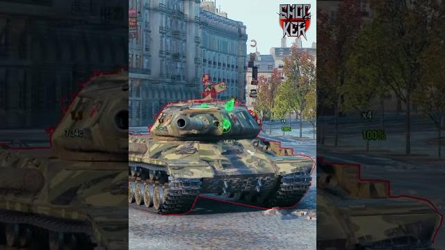 Можно ли пробить ис-4 в башню #top #wot #миртанков Можно ли пробить ис-4 в башню #top #wot #миртанков