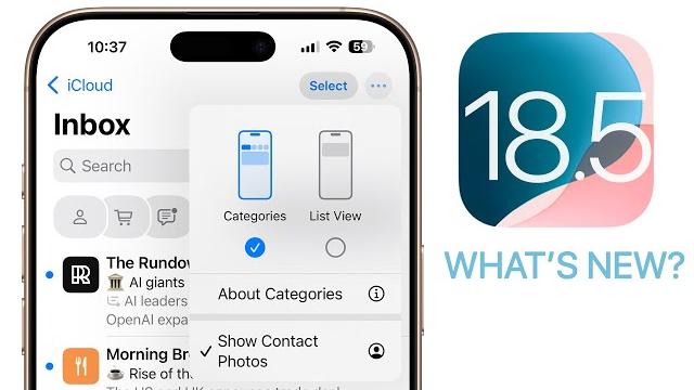 Ios 18.5 released - what's new? Ios 18.5 released - what's new?