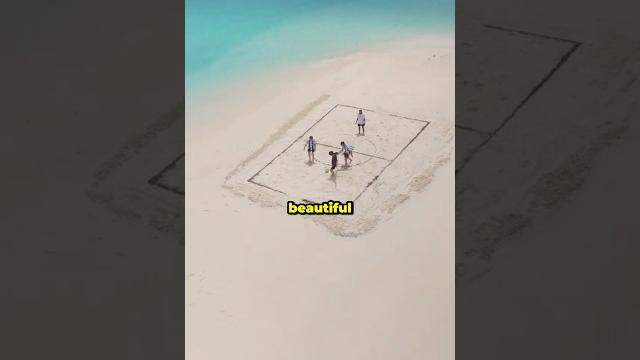 This island pitch is a football dream This island pitch is a football dream