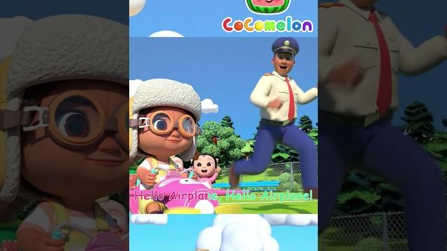 Hello airplane song #shorts | cocomelon nursery rhymes and kids songs Hello airplane song #shorts | cocomelon nursery rhymes and kids songs
