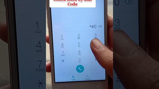 Check imei number by dial code for all phones Check imei number by dial code for all phones