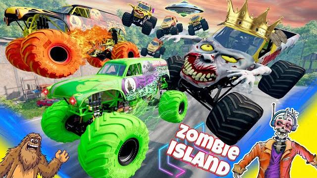 Monster jam insane zombie island adventure #47 | racing, freestyle, and high speed jumps Monster jam insane zombie island adventure #47 | racing, freestyle, and high speed jumps