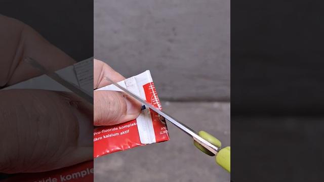 Toothpaste pack hack Toothpaste pack hack