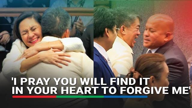 Pimentel's farewell: koko hugs political foes, allies alike as he leaves senate | abs-cbn news Pimentel's farewell: koko hugs political foes, allies alike as he leaves senate | abs-cbn news