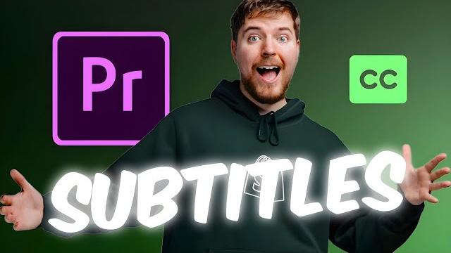 Mr beast animated subtitle in premiere pro Mr beast animated subtitle in premiere pro