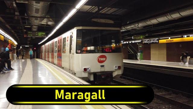 Metro station maragall - barcelona - walkthrough Metro station maragall - barcelona - walkthrough