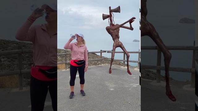 Siren head caught on camera! we found siren head! Siren head caught on camera! we found siren head!