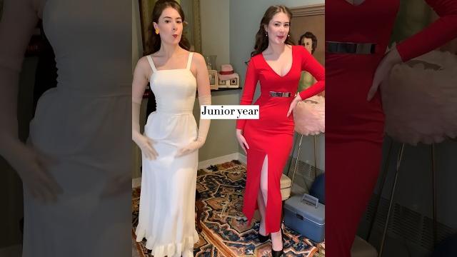 Prom dresses 2010s vs 1960s Prom dresses 2010s vs 1960s