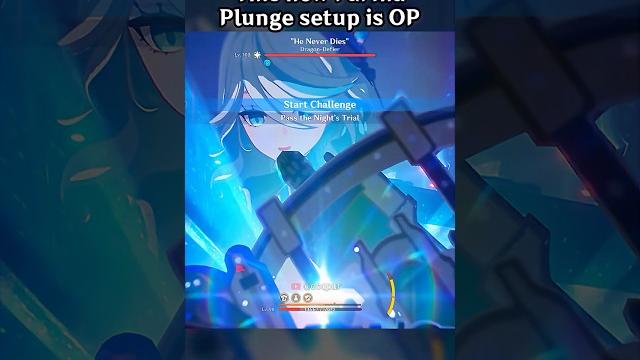 This new furina plunge setup is op This new furina plunge setup is op