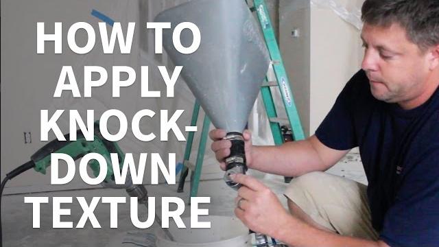 Diy how to apply knockdown texture to ceilings Diy how to apply knockdown texture to ceilings