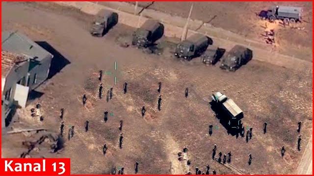 Strike on area where russian equipment and soldiers in kursk; enemy is shocked by power of missiles Strike on area where russian equipment and soldiers in kursk; enemy is shocked by power of missiles