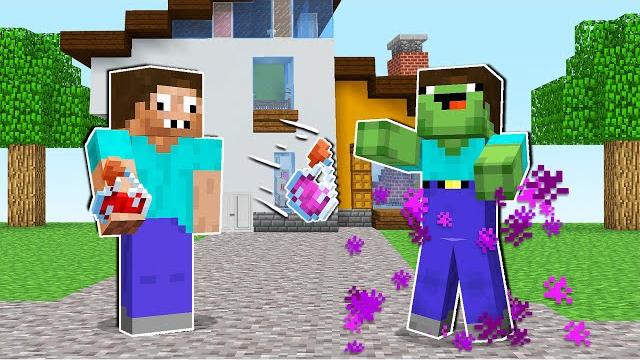 Про превратил нуба в зомби майнкрафт ! нубик в городе и троллинг ловушка в minecraft Про превратил нуба в зомби майнкрафт ! нубик в городе и троллинг ловушка в minecraft