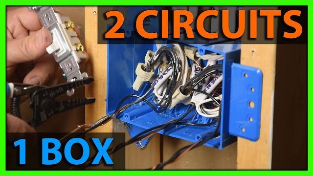 How to wire a 3 gang switch box with 2 circuits How to wire a 3 gang switch box with 2 circuits