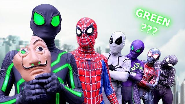 Green spider-man ??? || pro 6 superheroes story ( by flife tv ) Green spider-man ??? || pro 6 superheroes story ( by flife tv )