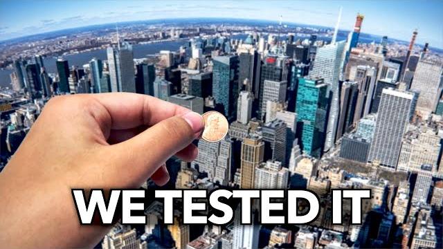 How dangerous is a penny dropped from a skyscraper? How dangerous is a penny dropped from a skyscraper?