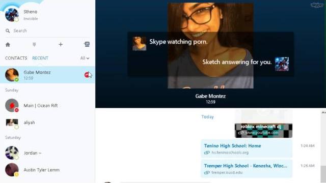 Found new skype feature (porn talk) Found new skype feature (porn talk)