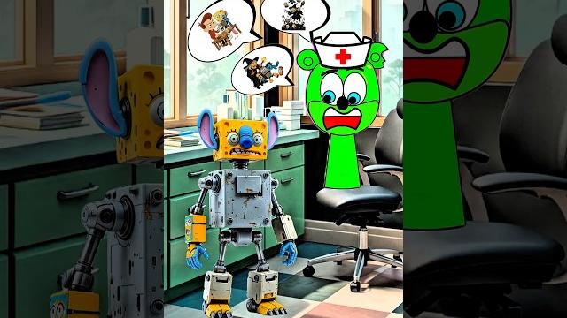 How he become like this? | stitch minion sponge bob | incredibox sprunki #sprunki #incredibox How he become like this? | stitch minion sponge bob | incredibox sprunki #sprunki #incredibox