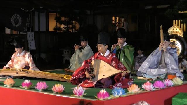 万徳寺・太子まつり(2022年8月28日)②音取、陪臚 万徳寺・太子まつり(2022年8月28日)②音取、陪臚