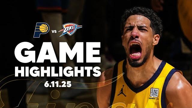 Indiana pacers take over down the stretch to beat thunder in game 3 of finals | full game highlights Indiana pacers take over down the stretch to beat thunder in game 3 of finals | full game highlights