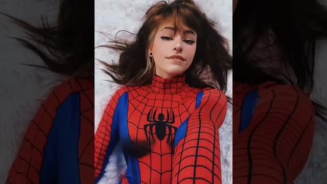 Spiderman or spiderwoman cosplay Spiderman or spiderwoman cosplay
