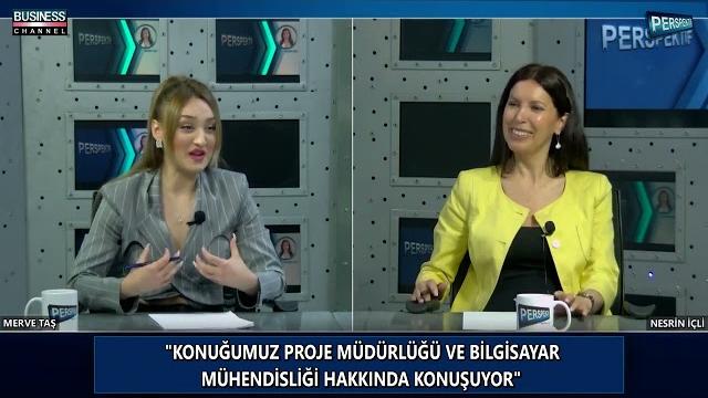 Proje müdürü ve bi̇lgi̇sayar mühendi̇si̇ merve taş, nesri̇n i̇çli̇'ni̇n sorularini yanitladi... Proje müdürü ve bi̇lgi̇sayar mühendi̇si̇ merve taş, nesri̇n i̇çli̇'ni̇n sorularini yanitladi...