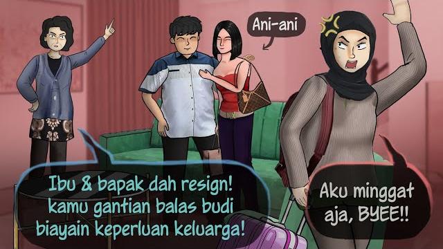 Keluarga toxic - kurang kasih duit dikata anak durhaka | kartun animasi drama sandwich generation Keluarga toxic - kurang kasih duit dikata anak durhaka | kartun animasi drama sandwich generation