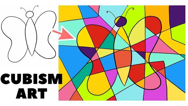 Learn cubism art easy step by step tutorial | cubism butterfly art drawing lesson in procreate Learn cubism art easy step by step tutorial | cubism butterfly art drawing lesson in procreate