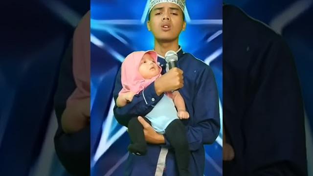 The recitation of al-qur'an recitations was very melodious by a baby and father - indian idol The recitation of al-qur'an recitations was very melodious by a baby and father - indian idol