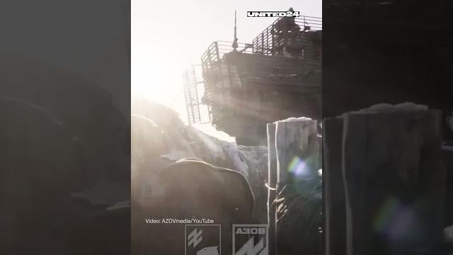 Ukrainian btr-4e butsefal in action #warinukraine Ukrainian btr-4e butsefal in action #warinukraine
