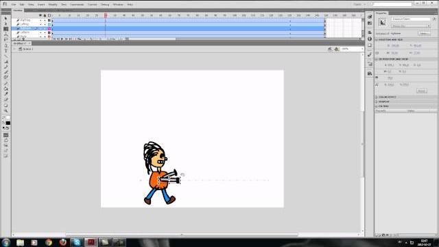 Flash cs6 tutorial - motion tween Flash cs6 tutorial - motion tween