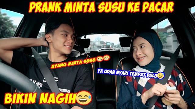 Prank minta susu ke pacar malah di kasih beneran Prank minta susu ke pacar malah di kasih beneran