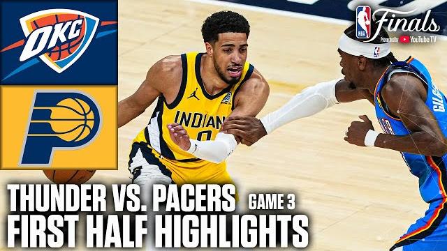 Nba finals game 3 halftime highlights: oklahoma city thunder vs. indiana pacers | nba on espn Nba finals game 3 halftime highlights: oklahoma city thunder vs. indiana pacers | nba on espn