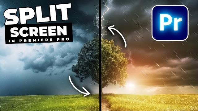 How to add split screens in premiere pro How to add split screens in premiere pro