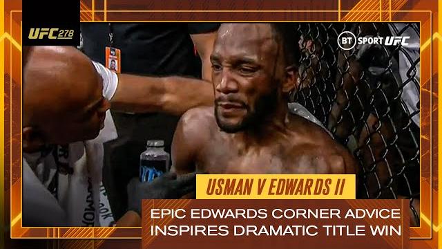 Epic leon edwards' coaches inspire him to incredible comeback win! | usman v edwards 2 | ufc 278 Epic leon edwards' coaches inspire him to incredible comeback win! | usman v edwards 2 | ufc 278