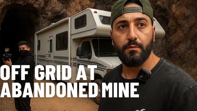 Off-grid camping in my motorhome at abandoned mine! Off-grid camping in my motorhome at abandoned mine!