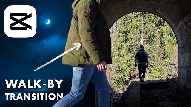 How to create a walk by transition in capcut How to create a walk by transition in capcut
