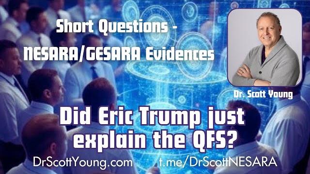 Did eric trump just explain the qfs? Did eric trump just explain the qfs?