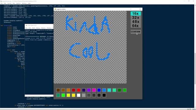 Python pixel art maker 1.0 Python pixel art maker 1.0