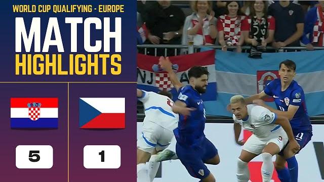 Croatia vs czech republic | 5-1 | highlights | world cup qualifying europe 2024-25 | croatia czechia Croatia vs czech republic | 5-1 | highlights | world cup qualifying europe 2024-25 | croatia czechia
