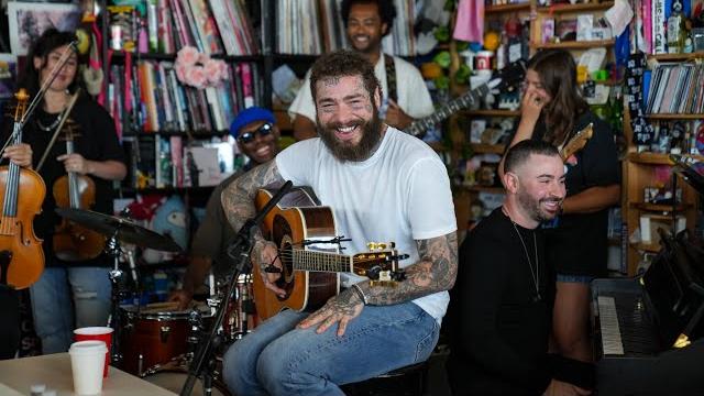 Post malone: tiny desk concert Post malone: tiny desk concert