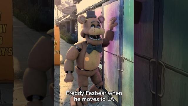 Freddy fazbear irl la (fnaf movie live action animation) Freddy fazbear irl la (fnaf movie live action animation)