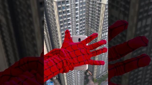 Spiderman phone trick part 2 #shorts #short Spiderman phone trick part 2 #shorts #short