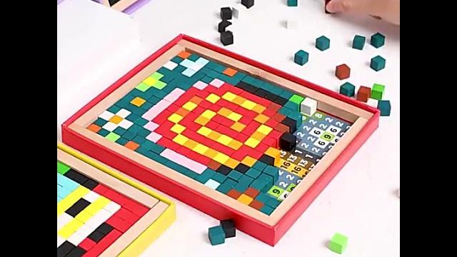 Pixel cubes toy frame Pixel cubes toy frame