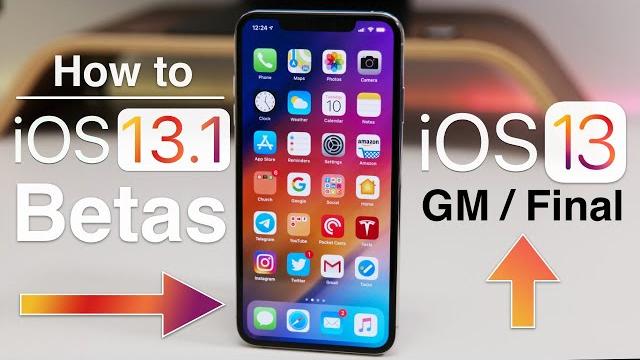 Ios 13 gm - how to install if you are on a beta Ios 13 gm - how to install if you are on a beta