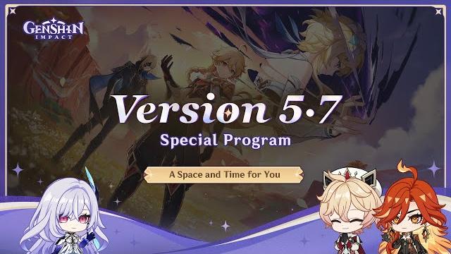Genshin impact version 5.7 special program #genshinimpact #newversion #specialprogram Genshin impact version 5.7 special program #genshinimpact #newversion #specialprogram