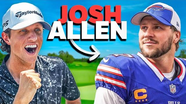 Josh allen challenged me to a golf match! Josh allen challenged me to a golf match!