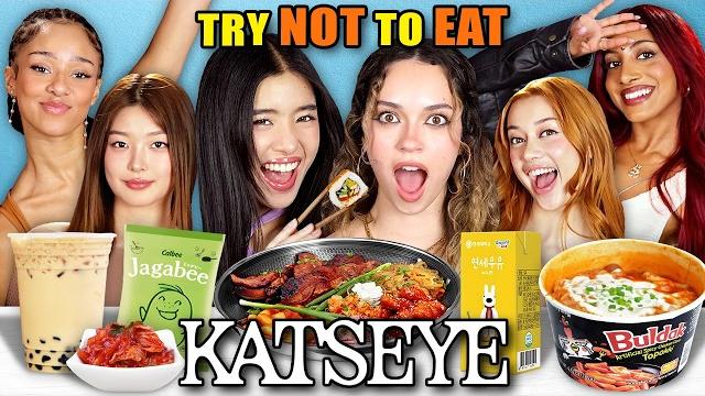 Katseye tries not to eat - k-pop idols favorite foods! Katseye tries not to eat - k-pop idols favorite foods!